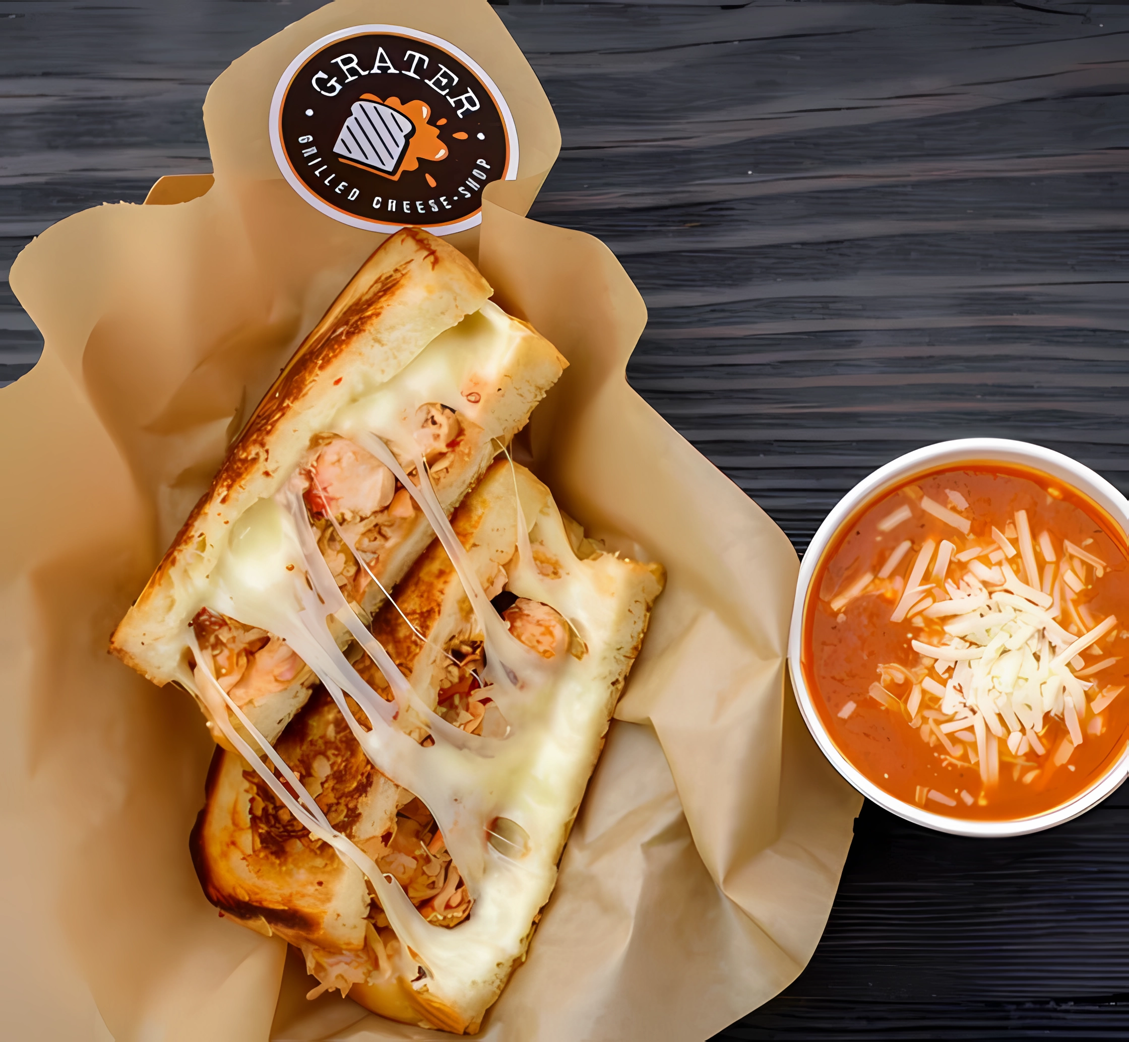 Grater Grilled Cheese