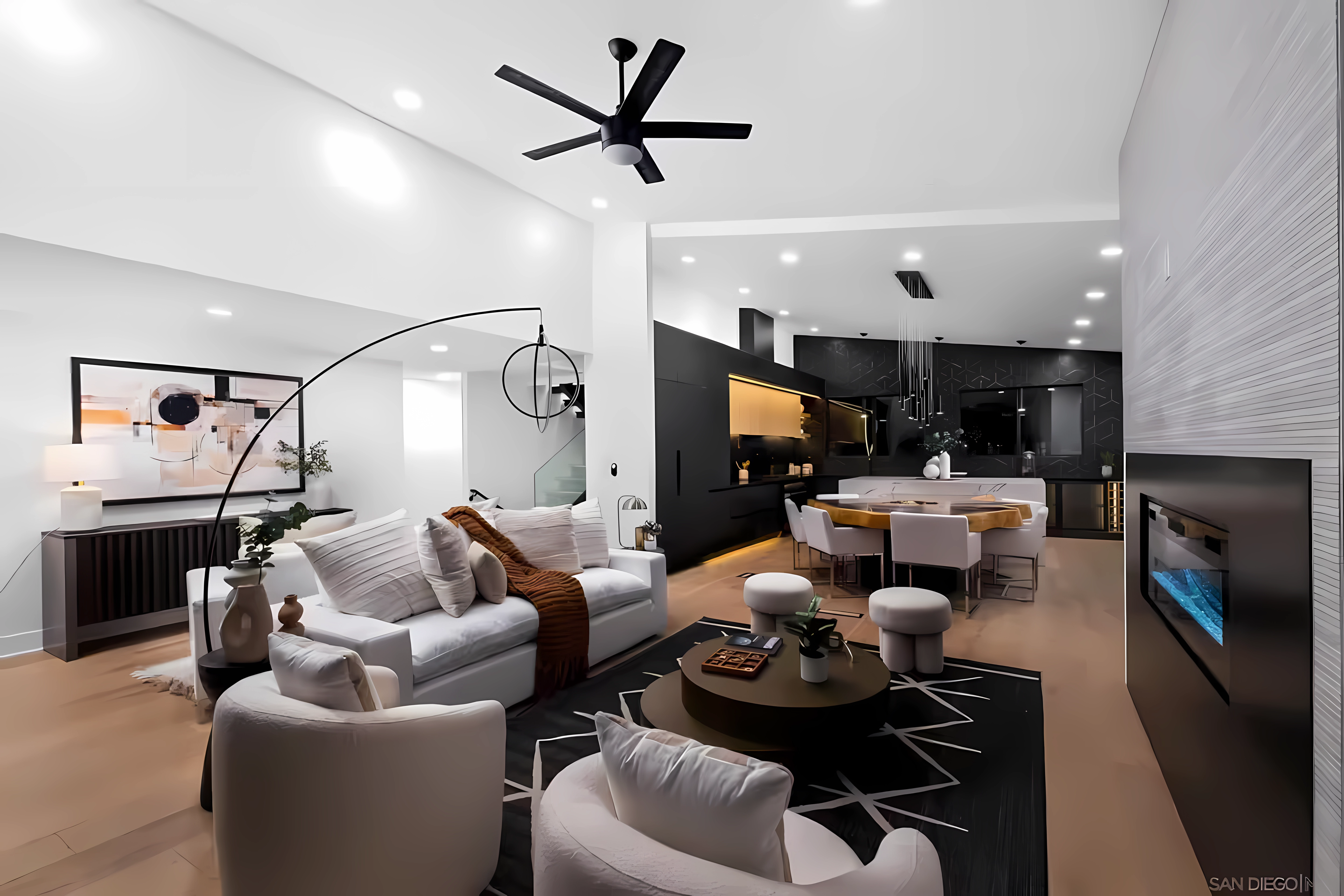 Modern living room interior